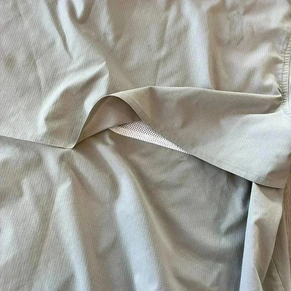 Mens Roundtree & Yorke Beige Outdoor Button Up Shirt - 2XT - Picture 6 of 9